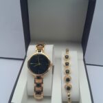 Midnight Glow Gold Ladies 2-in-1 Jewelry Set