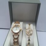 Women's Gold Watch Set