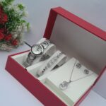 Luna Belle Ladies Silver 3-in-1 Jewelry Set