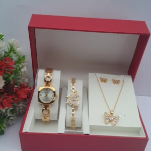 Gold 3 in 1 Ladies Set
