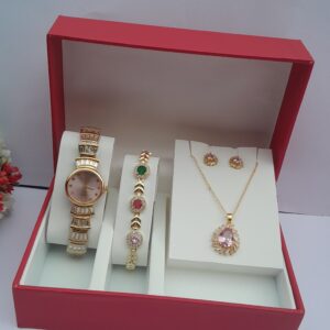 Gold Ladies Jewelry Set