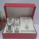 Silver Ladies Jewelry Set