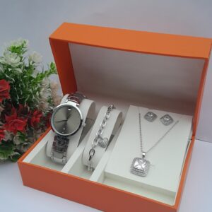 Seraphina Shine Ladies 3-in-1 Silver Jewelry Set