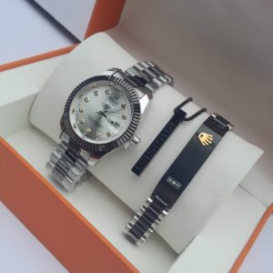 Premium Silver Men's 3 in 1 Set