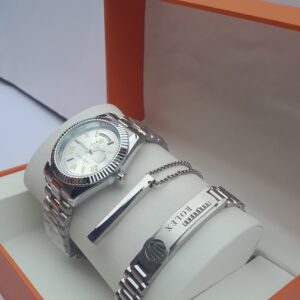 Silver Men's 3 in 1 Set