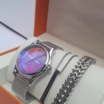 Silver Men's 3 in 1 Set Red