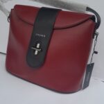 Bold Elegance Red & Black Ladies Handbag