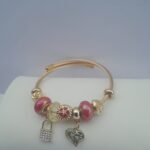 Celeste Gold Beaded Bangle