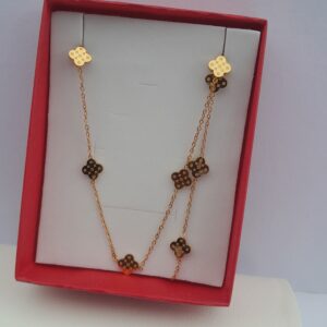 ladies gold chain with bracelet