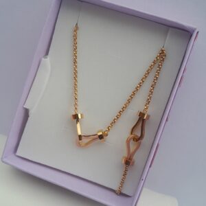 elegant gold chain bracelet set