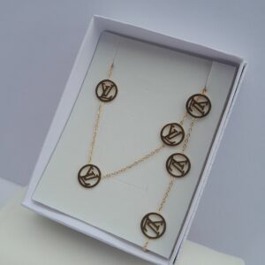 Ladies Gold Chain with Bracelet