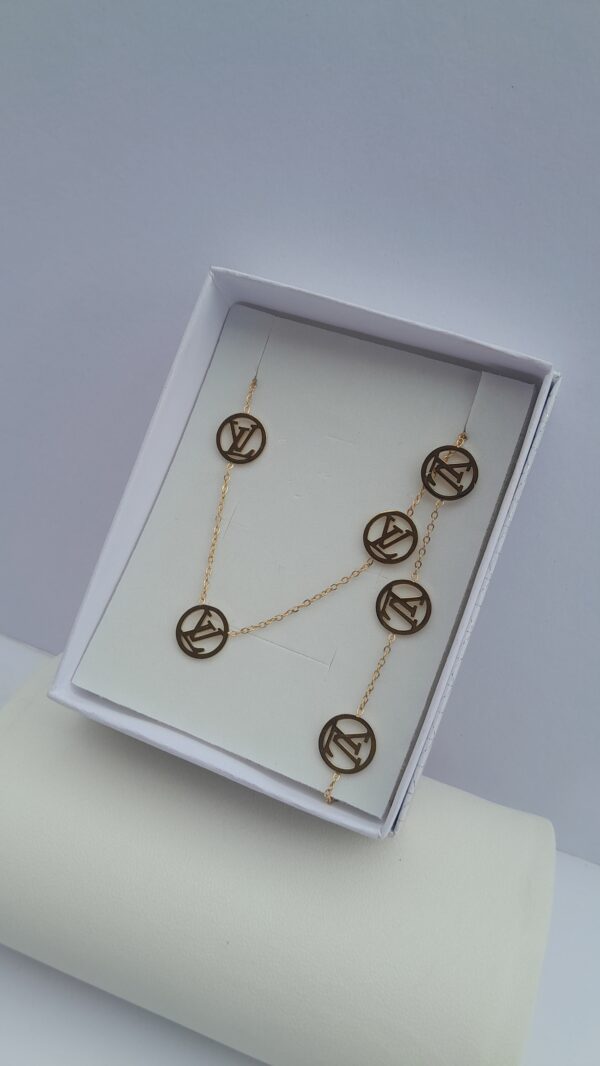 Ladies Gold Chain with Bracelet