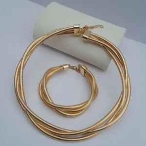 ladies gold choker necklace