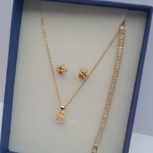 Rose Gold 3in1 Jewelry Set