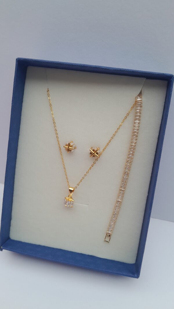 Rose Gold 3in1 Jewelry Set