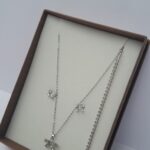 3-in-1 Silver Necklace Set for Ladies