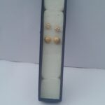 2-in-1 gold earrings