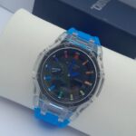 Blue Digital Analog Watch