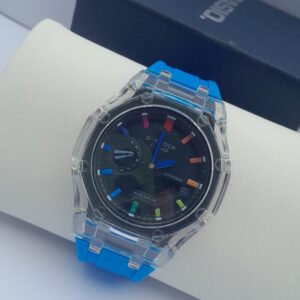 Blue Digital Analog Watch