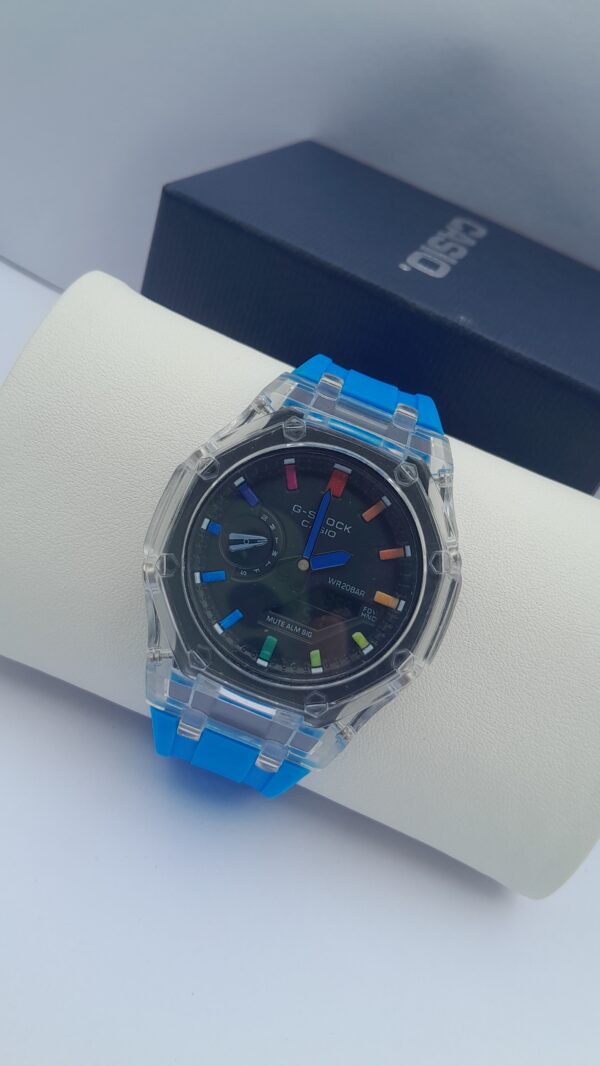 Blue Digital Analog Watch