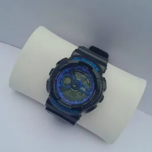 black digital watch for men