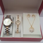 3-in-1 Ladies Gold Silver Jewelry Set