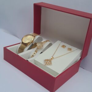 Aurora Shine Ladies Gold 3-in-1 Jewelry Set