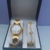 Radiant Elegance Gold Ladies 2-in-1 Jewelry Set