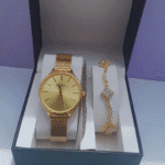 Women's Gold Watch Set