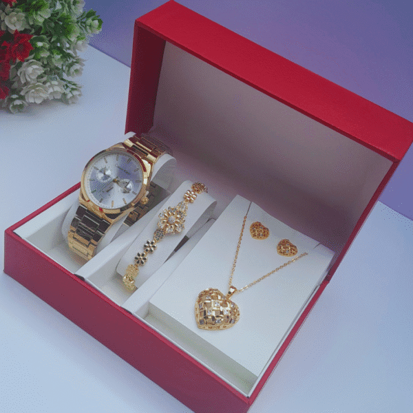 Gold 3 in 1 Ladies Set