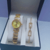 Golden Radiance Ladies 2-in-1 Jewelry Set
