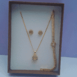 Elegant Golden Harmony 3-in-1 Jewelry Set