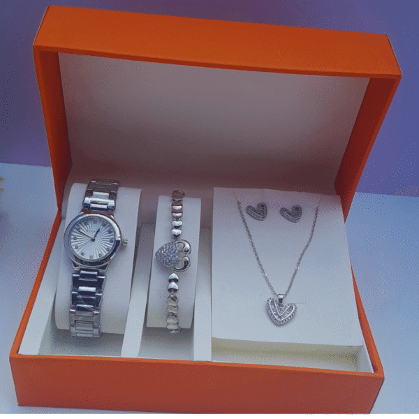 Silver 3 in 1 Ladies Set