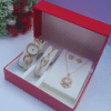Opulent Dawn Ladies Gold 3-in-1 Jewelry Set