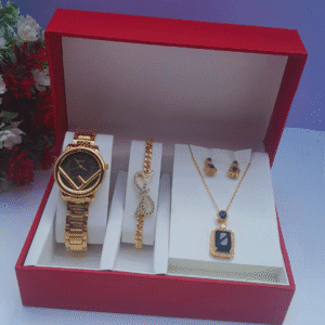 Gold Ladies Jewelry Set