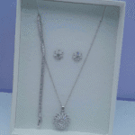 3-in-1 Silver Necklace Set for Ladies