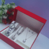 Luna Belle Ladies Silver 3-in-1 Jewelry Set