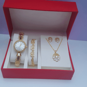 Gold Ladies Jewelry Set