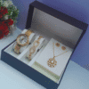Elegant Gold Jewelry Set Women