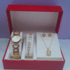 classic gold ladies jewelry set