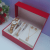 classic gold ladies jewelry set