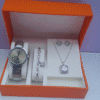 Seraphina Shine Ladies 3-in-1 Silver Jewelry Set