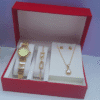 Aurora Shine Ladies Gold 3-in-1 Jewelry Set