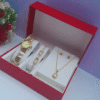 Aurora Shine Ladies Gold 3-in-1 Jewelry Set