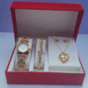 luxury all gold jewelry set