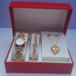 luxury all gold jewelry set