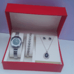 Silver Ladies Jewelry Set