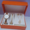 Golden Velvet Charm Ladies 3-in-1 Jewelry Set