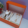 Golden Velvet Charm Ladies 3-in-1 Jewelry Set