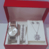 Silver Ladies Jewelry Set